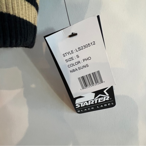 Phoenix Suns NBA Starter Jacket Rakuten Limited Edition 75th Black Gold Small S - Picture 3 of 12